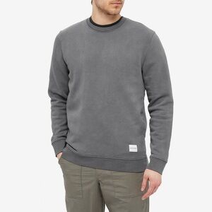 MKI Miyuki-Zoku Men's Pigment Dyed Crew Sweat in Charcoal